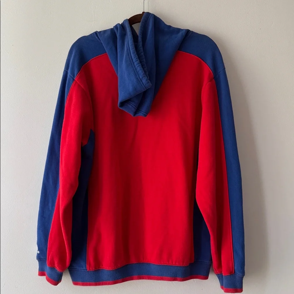 Adidas Red and Blue Clippers Hoodie Medium